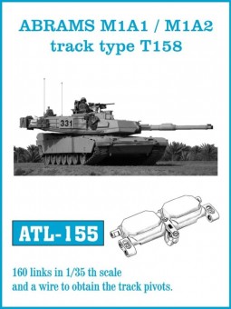 Friulmodel ATL-155 ABRAMS M1A1 / M1A2 track type T158 1:35