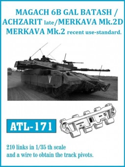 Friulmodel ATL-171 GAL BATASH ACHZARIT LATE / MERKAVA Mk.3D 1:35