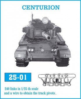 Friulmodel ATL2501 Ketten fur Centurion 1:25