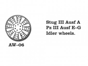 Friulmodel AW-06 Leitrad Pz III (E-G) / Stug III (A-B). 1:35