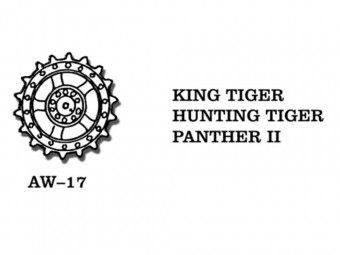 Friulmodel AW-17 King Tiger, Hunting Tiger Jagdpanther II 1:35