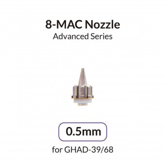 Gaahleri 40386 Airbrush 0.5mm 8-MAC Nozzle of Quick Self-Centering Structure for Advanced Series
