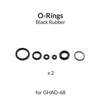 Gaahleri 40805 Black O-Ring Set for Gaahleri GHAD-68 Airbrushes