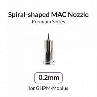 Gaahleri 40935 Airbrush 0.2mm Nozzle for Gaahleri Mobius Airbrushes