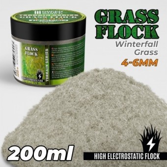 Green Stuff World 8435646506630ES Static Grass Flock 4-6mm - WINTERFALL GRASS (200 ml)