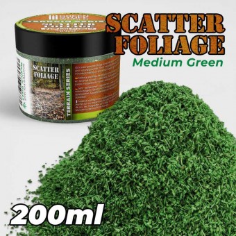 Green Stuff World 8435646506760ES Scatter Foliage - Medium Green - 200ml