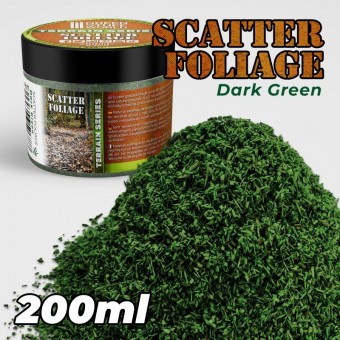 Green Stuff World 8435646506777ES Scatter Foliage - DARK Green (200 ml)