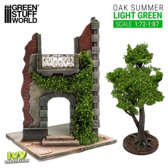 Green Stuff World 8435646519937ES Ivy Foliage - Light Green Oak - Small (1:72/1:87)