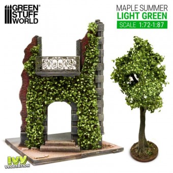 Green Stuff World 8435646520018ES Ivy Foliage - Light Green Maple - Small (1:72/1:87)