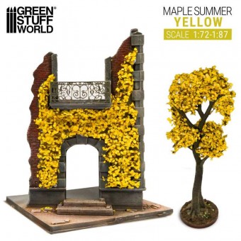 Green Stuff World 8435646520032ES Ivy Foliage - Yellow Maple - Small (1:72/1:87)