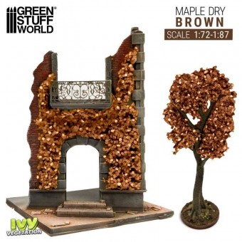 Green Stuff World 8435646520056ES Ivy Foliage - Brown Maple - Small (1:72/1:87)