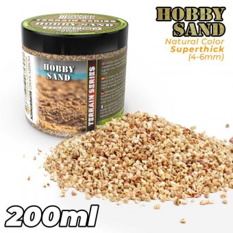 Green Stuff World 8435646528335ES Extra Thick Hobby Sand - Natural 200ml