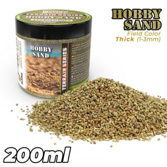 Green Stuff World 8435646528397ES Thick Hobby Sand - Field Sand 200ml