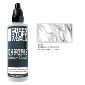 Green Stuff World 8435646536415ES Chrome Clear Coat 60 ml - Acrylic-based paint