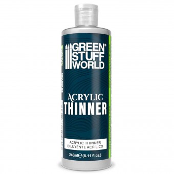 Green Stuff World 8436574504613ES Acrylic Paint Thinner 240 ml