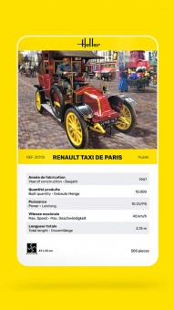 Heller 20705 Puzzle Renault Taxi de Paris 500 Pieces 