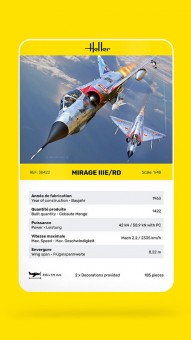 Heller 30422 Mirage IIIE/RD 1:48