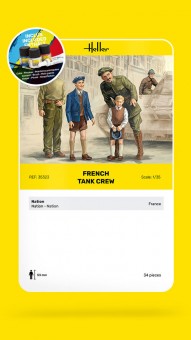 Heller 35323 STARTER KIT French Tank Crew 1:35