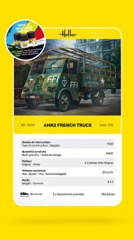 Heller 35324 STARTER KIT AHN2 French Truck 1:35