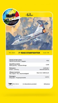 Heller 35520 STARTER KIT F-104G Starfighter 1:48
