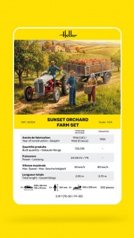 Heller 50334 Sunset Orchard Farm Set 1:24