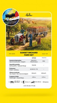 Heller 52334 STARTER KIT Sunset Orchard Farm Set 1:24