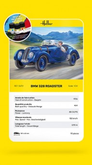 Heller 56701 STARTER KIT BMW 328 Street Version 1:24