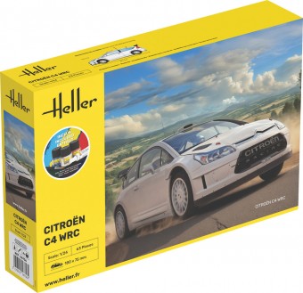 Heller 56756 STARTER KIT Citroen C4 WRC 1:24
