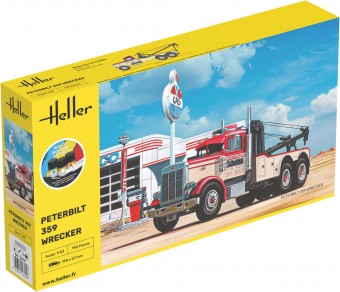 Heller 56794 STARTER KIT Peterbilt 359 Wrecker 1:43