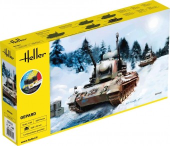 Heller 57127 STARTER KIT Gepard 1:35
