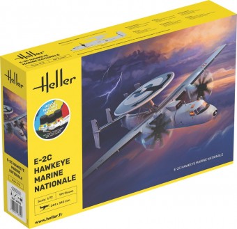 Heller 58302 STARTER KIT E-2C Hawkeye Marine Nationale 1:72