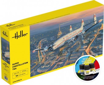 Heller 58391 STARTER KIT Super Constellation TWA 1:72
