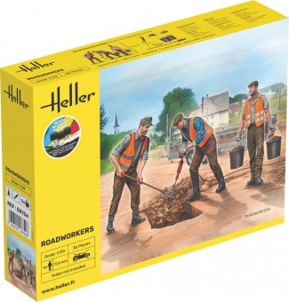Heller 58754 STARTER KIT Road Workers 1:24