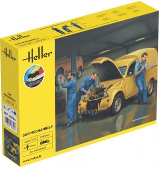 Heller 58756 STARTER KIT Car Mechanics II 1:24