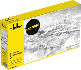 Heller 80315 DC6 Super Cloudmaster AF 1:72