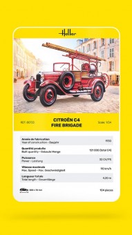 Heller 80733 Citroen C4 Fire Brigade 1:24