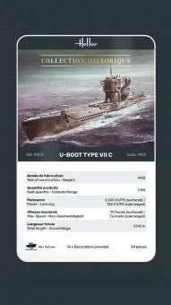 Heller 81002 U-Boot Type VII C 1:400