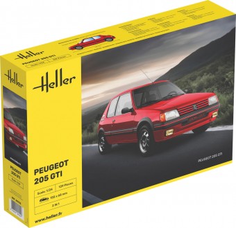 Heller 82705 Peugeot 205 GTI 1:24