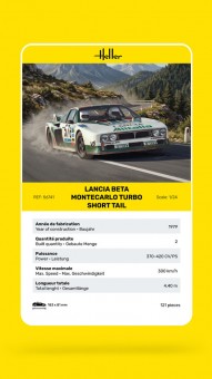 Heller 82741 Lancia Beta Montecarlo Turbo Short Tail 1:24