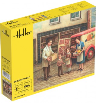 Heller 82758 Grocer Family 1:24