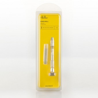 Heller 99019 Hand drill with five drills (1, 1.2, 1.4, 1.5, 1.8 mm)