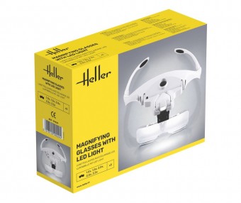 Heller 99029 Magnifying Glasses with LED Light 