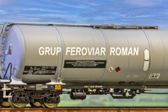 HGD 40042 Vagon cisterna Zacns, GFR, epoca VI