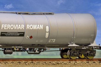 HGD 40046 Vagon cisterna Zacns, GFR, epoca VI