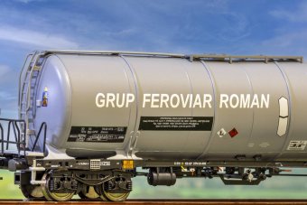 HGD 40048 Vagon cisterna Zacns, GFR, epoca VI