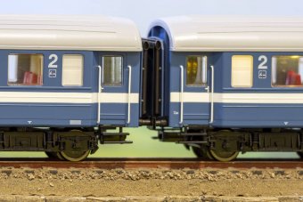 HGD55102 Set vagoane clasa 2 tip 29-22, CFR , epoca V