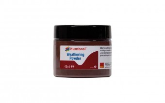 Humbrol AV0017 Weathering Powder Dark Earth - 45ml