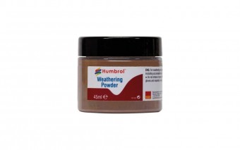 Humbrol AV0019 Weathering Powder Dark Rust - 45ml
