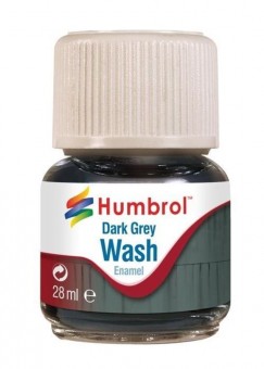 Humbrol AV0204 Humbrol Enamel Wash Dark Grey 28 ml