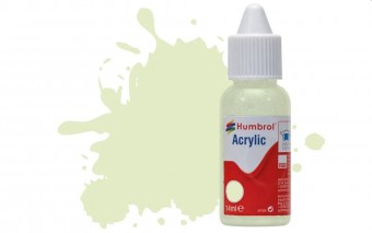 Humbrol DB0090 HUMBROL ACRYLIC DROPPER BOTTLE 14ML No.90 Beige Green (aka Sky) Matt